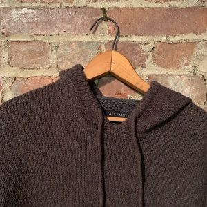 All Saints Sweaters - AllSaints Brown Sweater Hoodie All Saints Sweaters - AllSaints Brown Sweater Hoodie